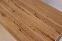 Leimholzplatte Wildeiche, durchgehende Lamelle kurz, A/C, 2700x1210x19mm