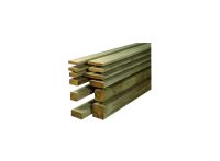 Konstruktionsholz kdi grün, gehobelt, gefast, 34x70x4000mm